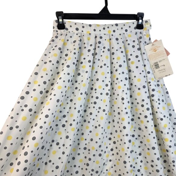 1980s Pendleton Country Sophisticates Polka Dot Skirt Size 6 Deadstock Twee New - Picture 2 of 10